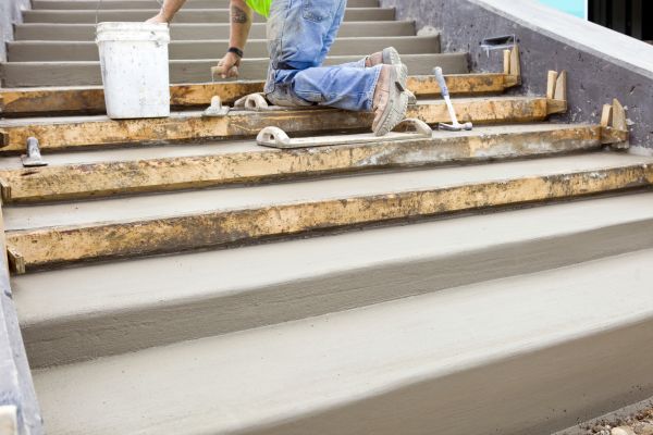 Concrete Steps Pouring in Daphne
