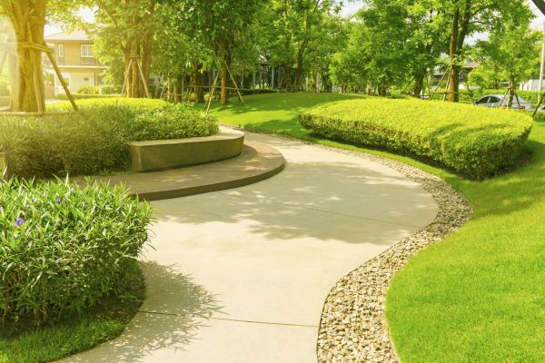 Cement Walkway Installation in Daphne