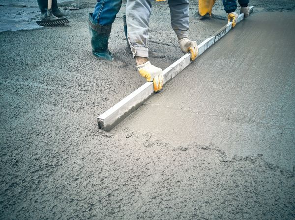 Cement Slab Installation in Daphne