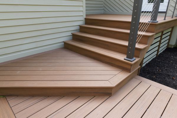 Patio Staircase Construction in Daphne