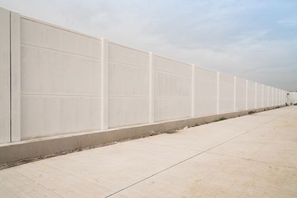 Concrete Fence Construction in Daphne