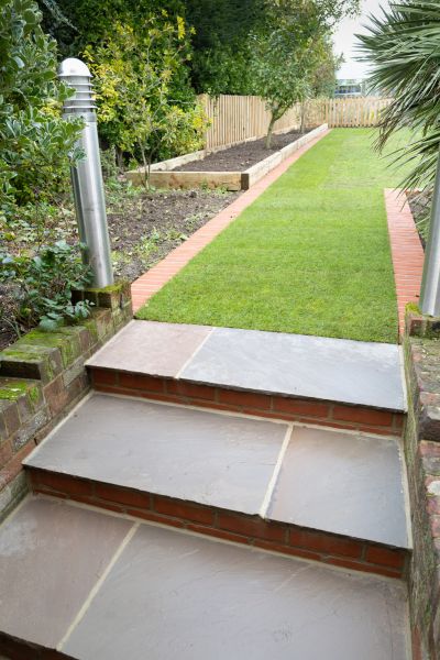 Backyard Steps Installation in Daphne