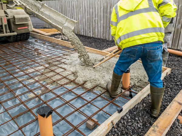 Basement Slab Pouring in Daphne