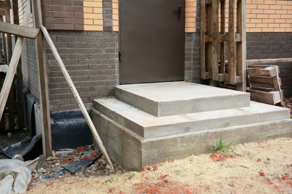 Cement Steps Construction in Daphne