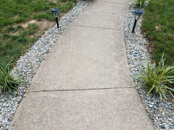 Cement Path Construction in Daphne